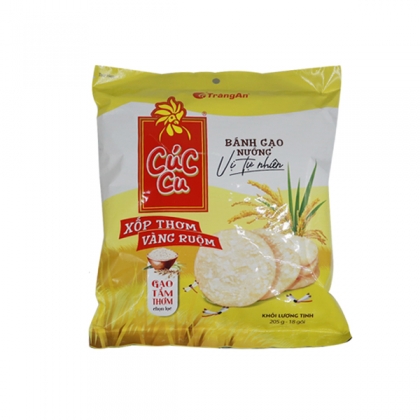 BÁNH GẠO CÚC CU VỊ TỰ NHIÊN 205g